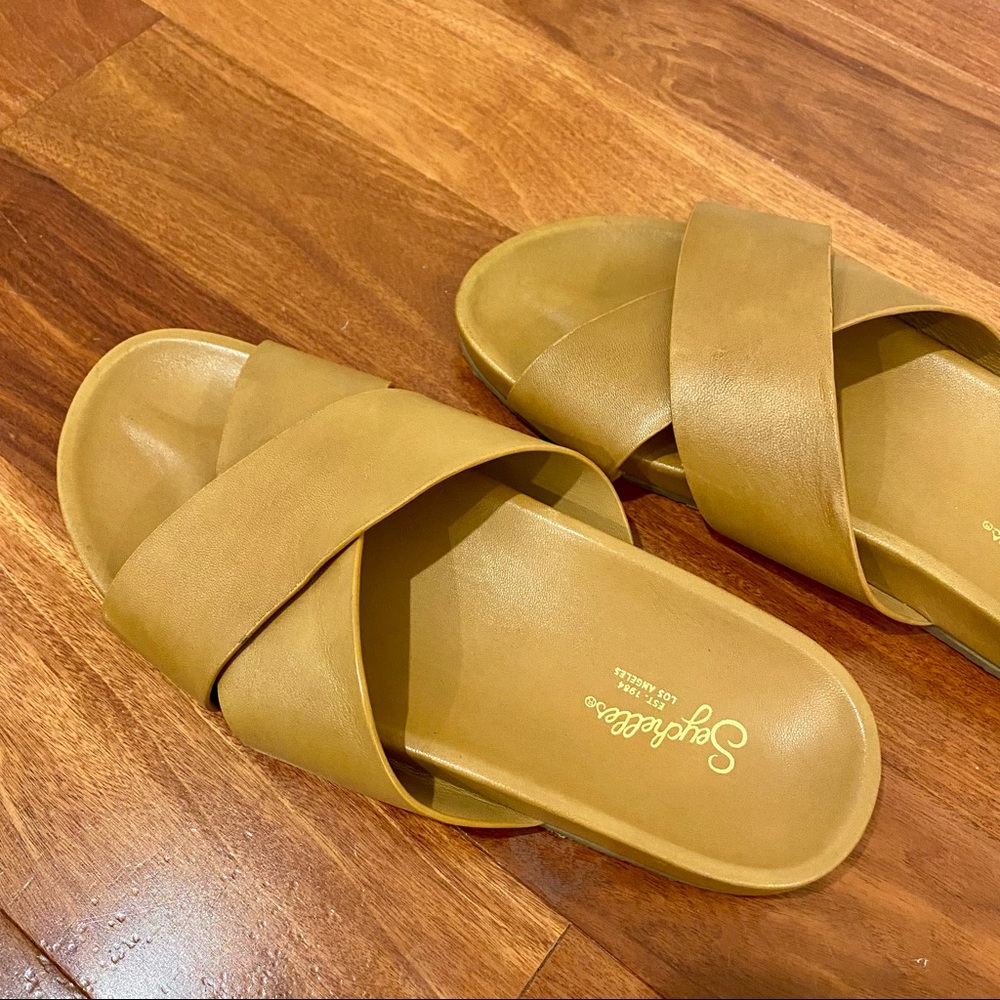 Seychelles Leather Slides